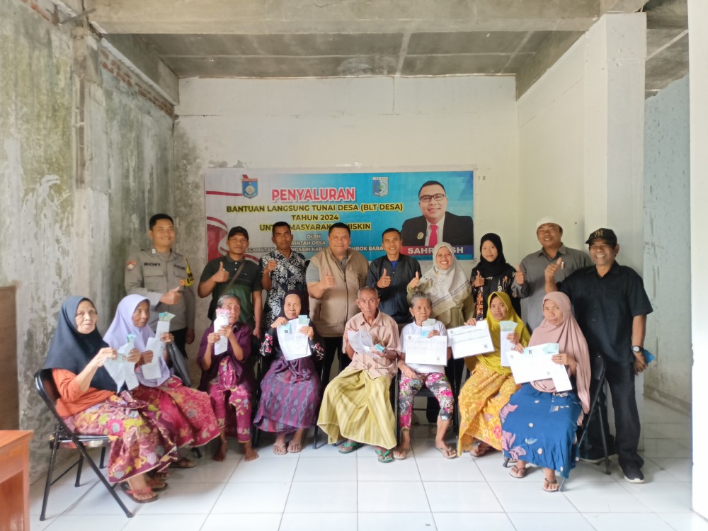 PENYALURAN KE-4 BLT DESA MENJELANG MAULID NABI DI DESA JERINGO TAHUN 2024