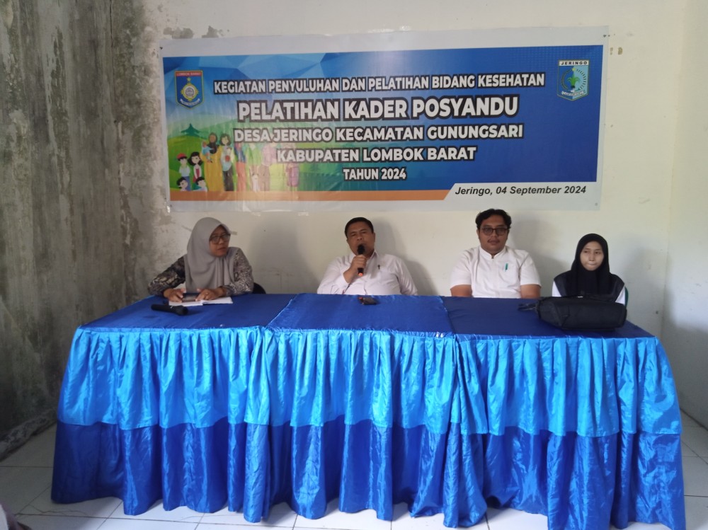 PELATIHAN KADER POSYANDU KELUARGA DESA JERINGO