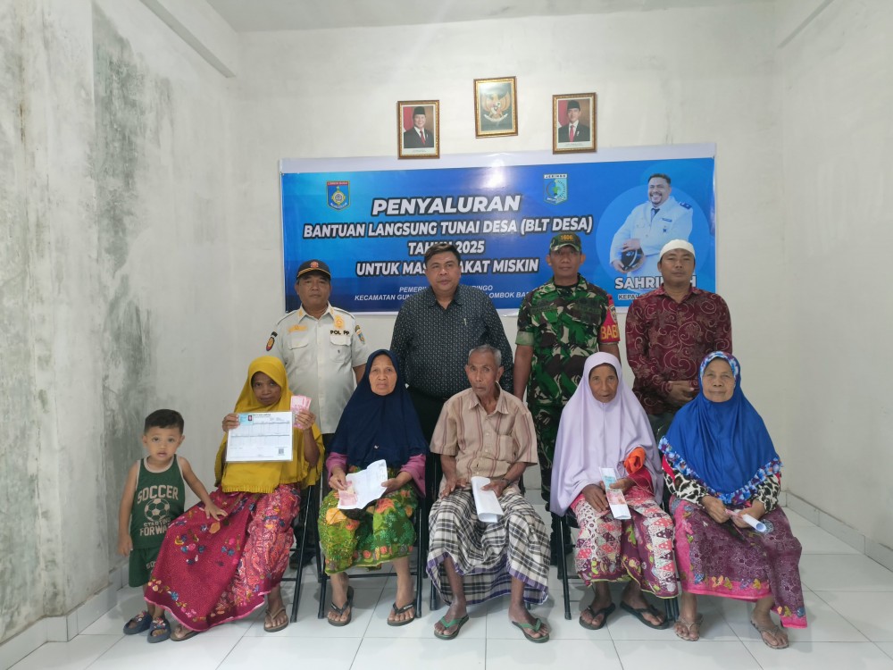 Penyaluran BLT Desa untuk Bulan Januari 2025 di Desa Jeringo Menjelang Bulan Suci Ramadhan