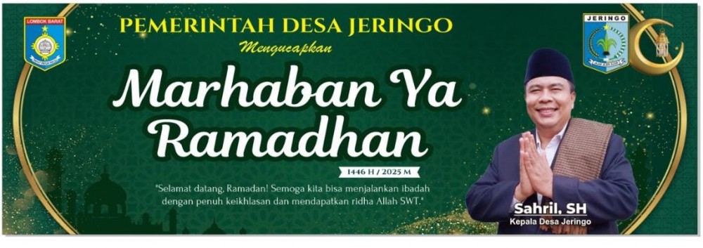 Pemerintah Desa Jeringo Mengucapkan Selamat Menunaikan Ibadah Puasa Ramadhan 1446 H