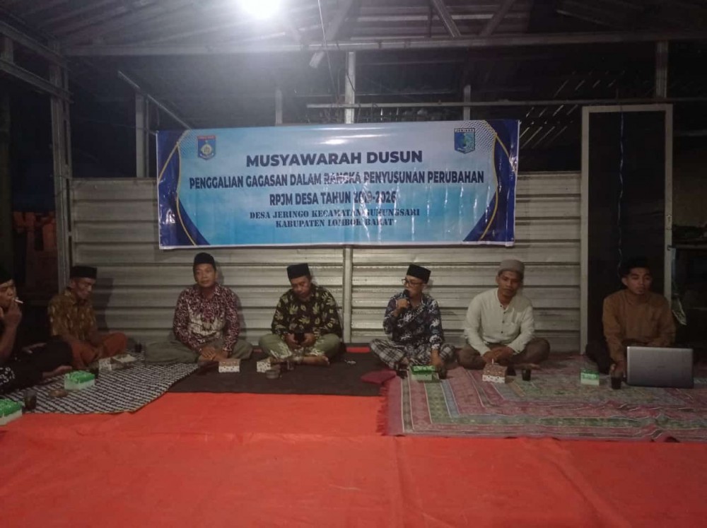 Musyawarah Dusun ke-5 Jeringo Daya Bahas Perubahan RPJM Desa 2019-2026