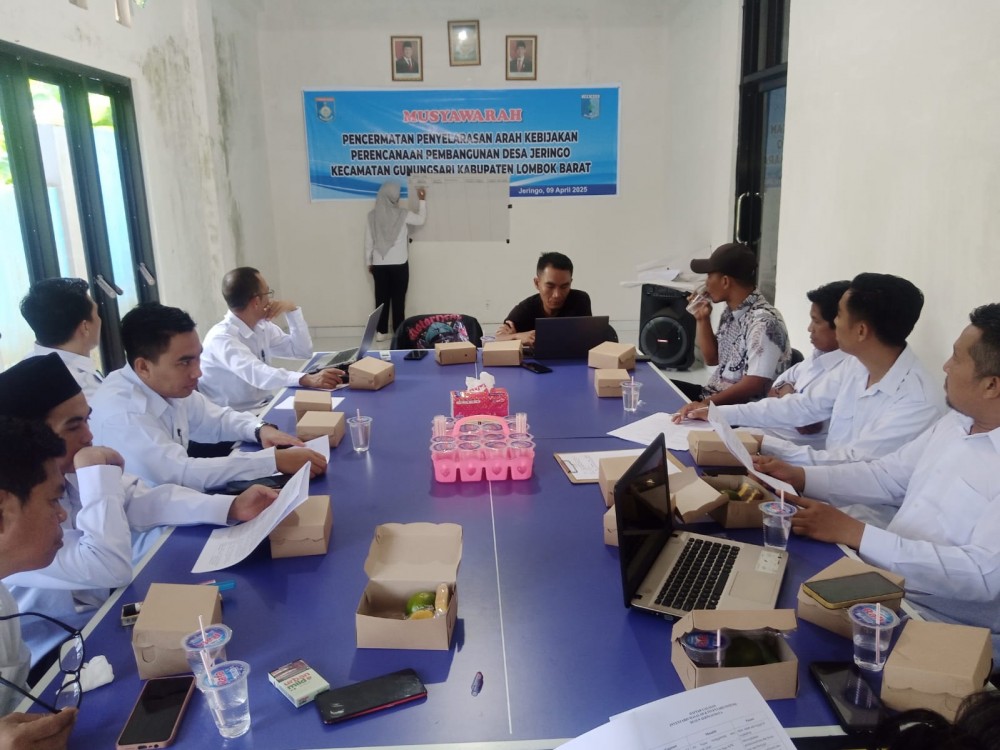 Musyawarah Pencermatan Hasil Penyelarasan Arah Kebijakan Perencanaan Pembangunan Desa