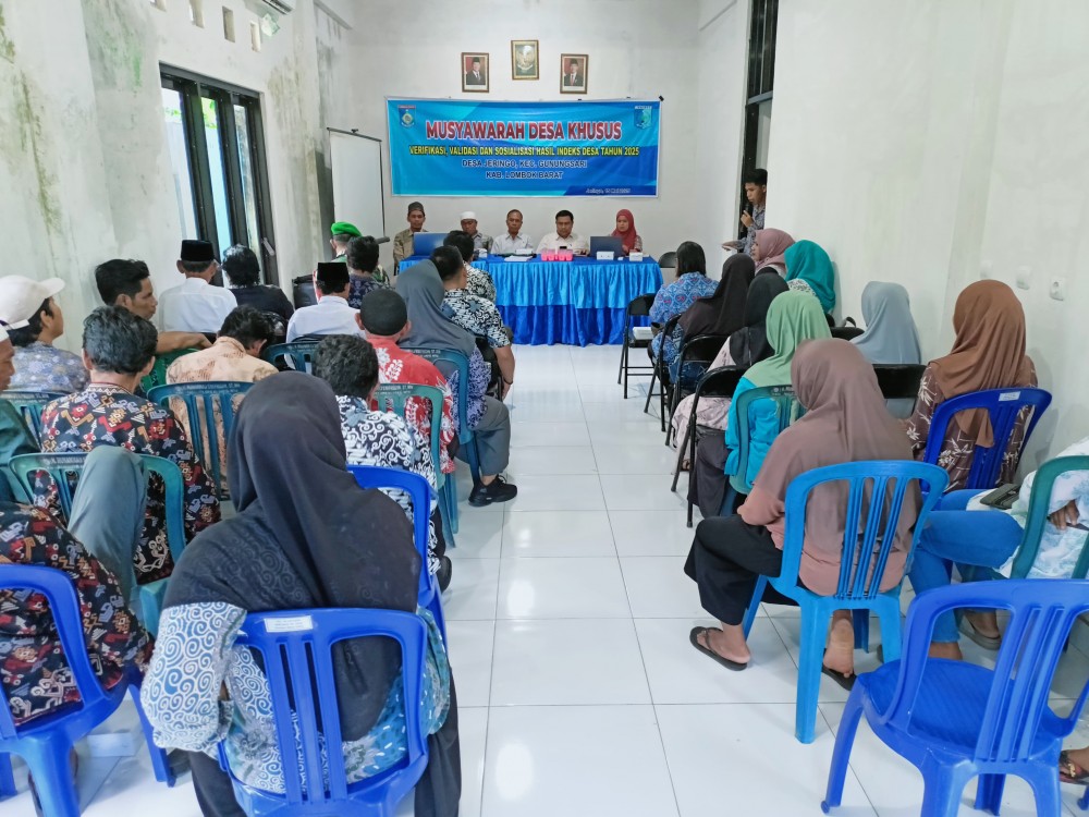 MUSYAWARAH DESA KHUSUS VERIFIKASI, VALIDASI DAN SOSIALISASI HASIL INDEKS DESA TAHUN 2025