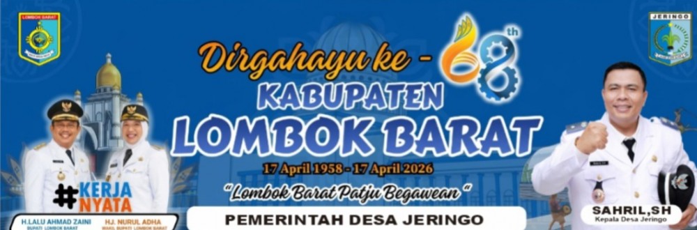 DIRGAHAYU KE-68 KABUPATEN LOMBOK BARAT – “LOMBOK BARAT PATJU BEGAWEAN”